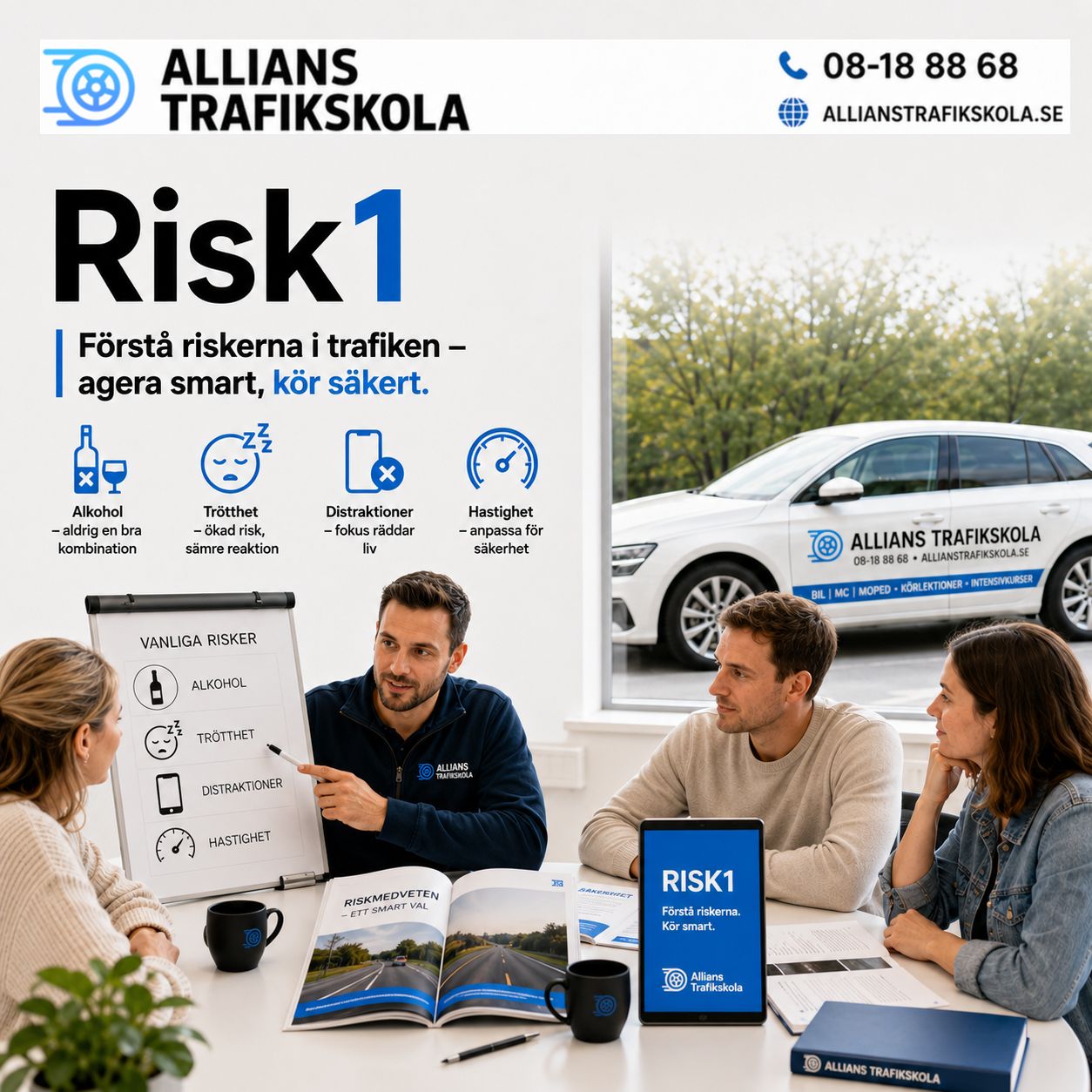 Riskettan - Allians Trafikskola Stockholm