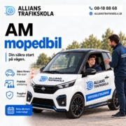 Mopedbil AM Körkort Stockholm hos Allians